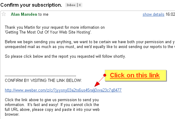 email body